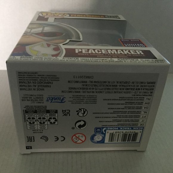 NEW 2022 Shared Wondercon Exclusive DC Comics Peacemaker Funko Pop Figure #1237 - Picture 4 of 8